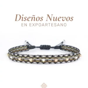Pulsera Artesanal Ancha de Telar