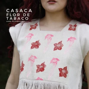 Casaca flor de tabaco