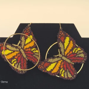 Aretes mariposa chakiras multicolor