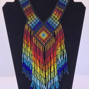 Collar chakiras multicolor con rombo