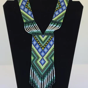 Collar chakiras verde azul amarillo