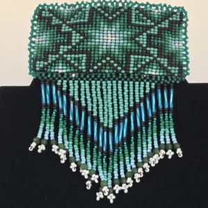 Medallón chakiras verde blanco azul